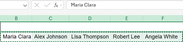 Convert Columns to Rows with Text to Columns and Transpose