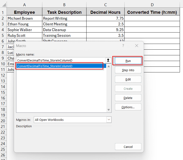 Running VBA Code For Bulk Conversion