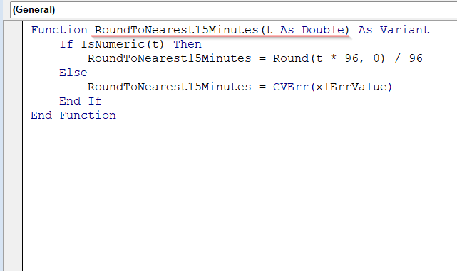 Inserting VBA Code to Round Time to Nearest 15 Minutes