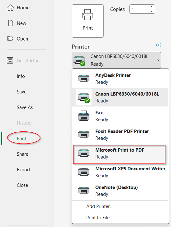 Print-To-PDF Option For Precise Page Control