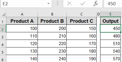 Use the Built-In Consolidate Tool