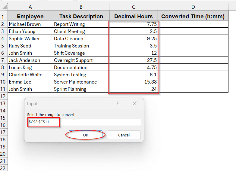 Running VBA Code For Bulk Conversion