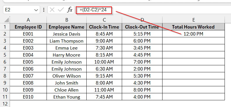 Calculating Time in Decimal
