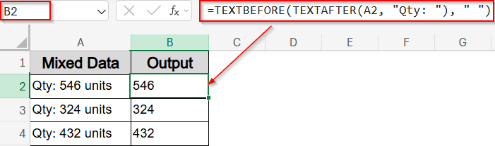 Extract Number in the Middle or Between Characters