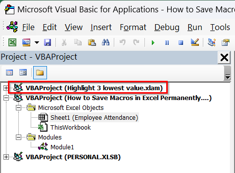 Save Macros Permanently As Excel Add-In (.xlam)