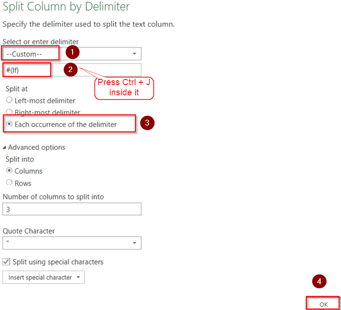 Use Power Query to Split Data by Line Breaks