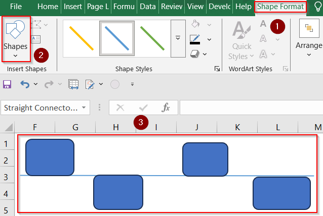 Create a Manual Timeline with Shapes and Text Boxes