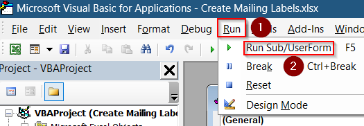 Use Excel VBA to Automate Mailing Label Creation
