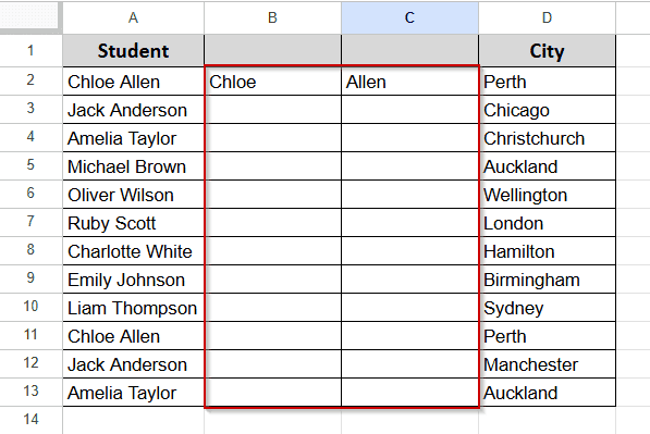 Use the SPLIT Function if You Want Dynamic Data Formatting