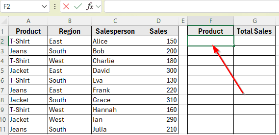 Apply SUMIF Function With a Combined Condition