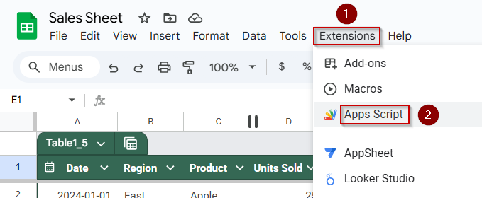 Implement Apps Script to Replace All Blank Cells with Zero (Advanced)