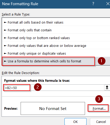 Apply Conditional Formatting to Highlight Invalid Cells