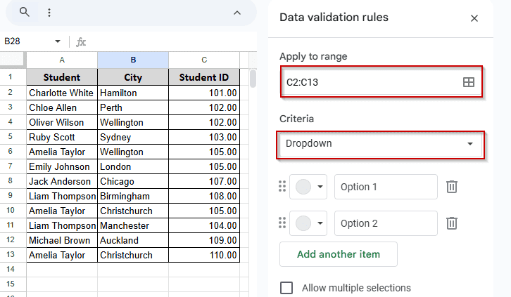 Duplicate Entry Validation