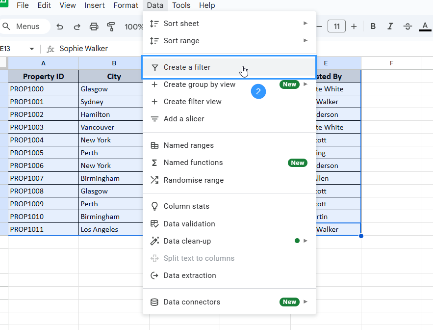 Filter Multiple Conditions without Using Formulas