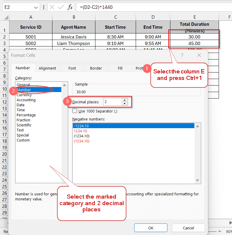 Calculate Time in Minutes