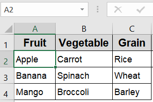 IF Function for Conditional Lists (No Named Ranges)