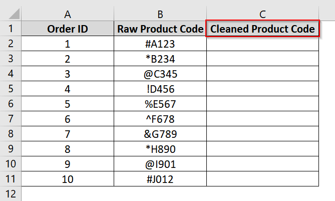 Using Flash Fill To Clean Any Type of Unwanted Characters
