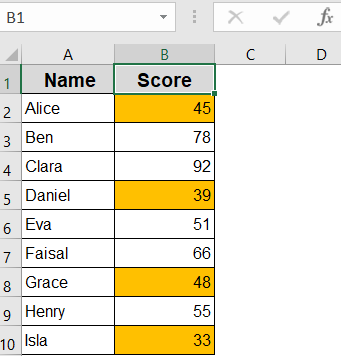 Apply Conditional Formatting to Highlight Invalid Cells