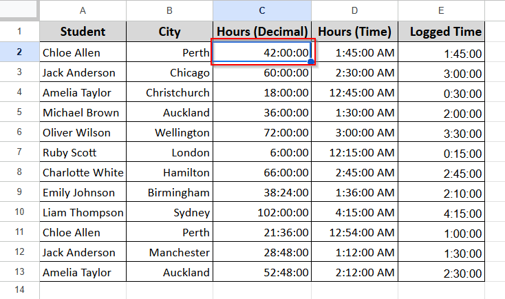 Conversion Between Decimal and Time