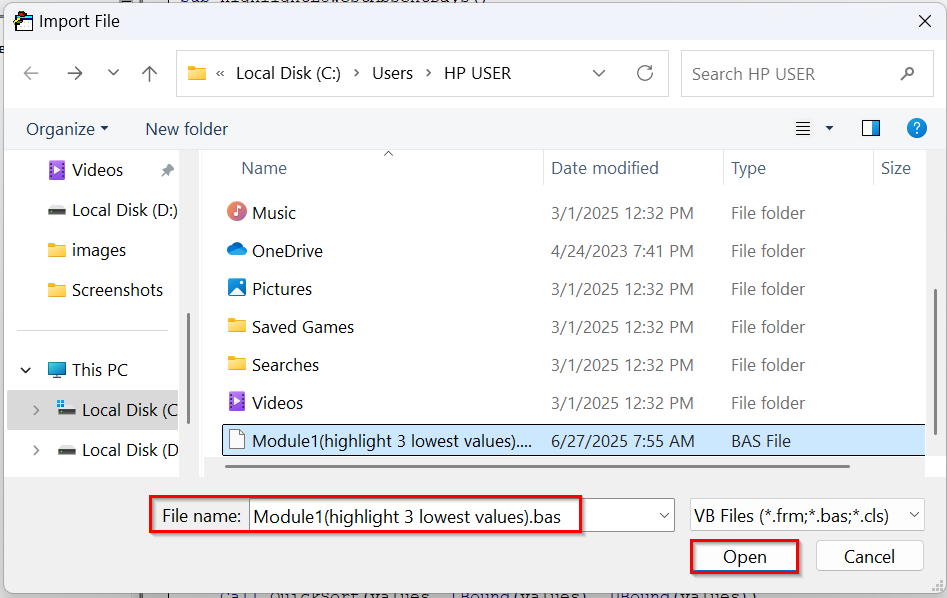 Export or Import as BAS Module Files
