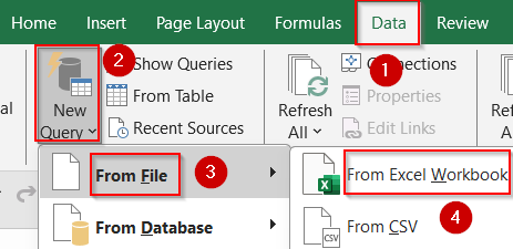 Merge Workbooks Using Power Query