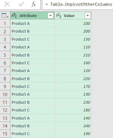 Use Power Query to Consolidate Columns