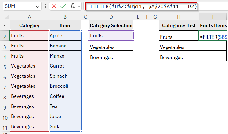 Build Multiple Dependent Drop-Downs Across Rows