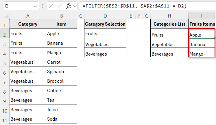 Build Multiple Dependent Drop-Downs Across Rows