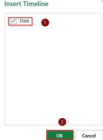 Track Events Interactively via PivotTable Timeline