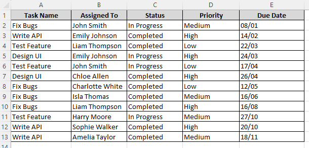 Using the Text to Columns Feature to Separate the Year Column