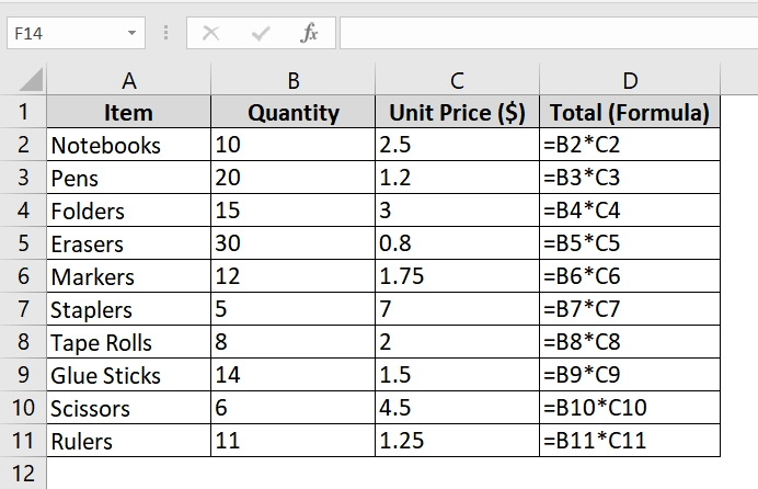 Using Replace Formula and F9 Shortcut