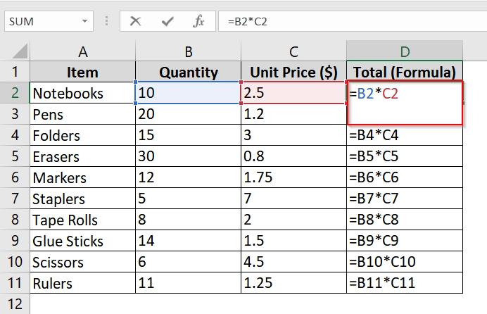 Using Replace Formula and F9 Shortcut