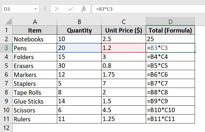 Using Replace Formula and F9 Shortcut