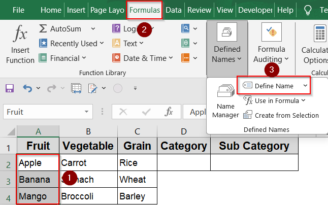 Create a Simple Dependent Drop‑Down List