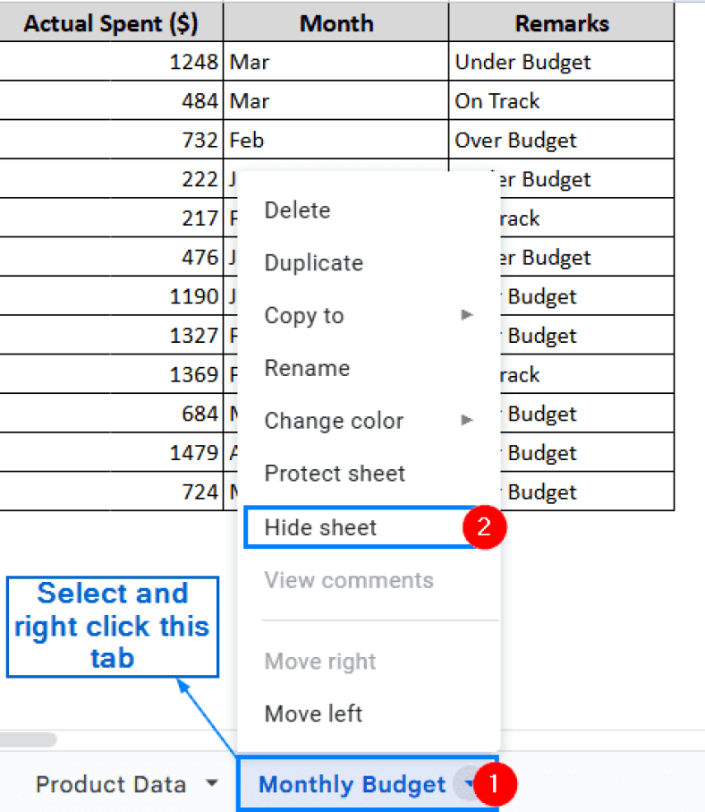 CAN YOU HIDE SHEETS IN GOOGLE SHEETS visual data 7