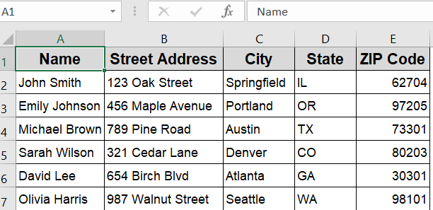 Create Mailing Labels Using Excel and Word Mail Merge