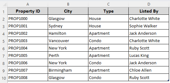 Flipping Table Data Order Vertically (By Columns) by Sorting a Helper Column