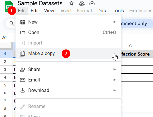 Save Google Sheets on Google Drive