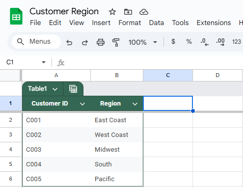 Merge Data Using VLOOKUP and IMPORTRANGE