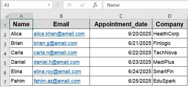 Apply Excel Formulas to Create Customized Messages