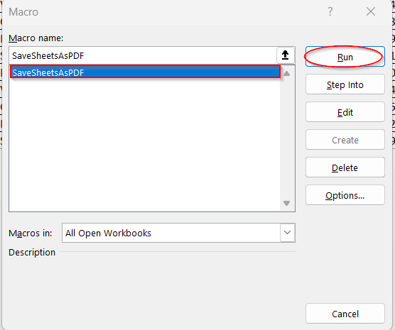 Automate Specific Excel Sheets to PDF with VBA Macros