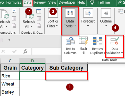 Try Custom Data Validation Formula (Advanced Logic)