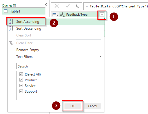 Sorting Reference Data with Power Query