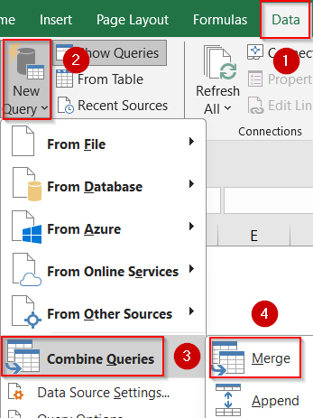 Merge Workbooks Using Power Query