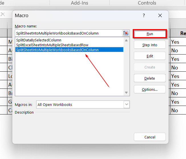 VBA Script To Split an Excel Sheet into Multiple Files