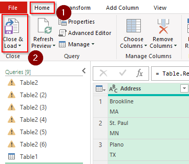 Dynamically Remove of Carriage Returns with the Power Query Tool
