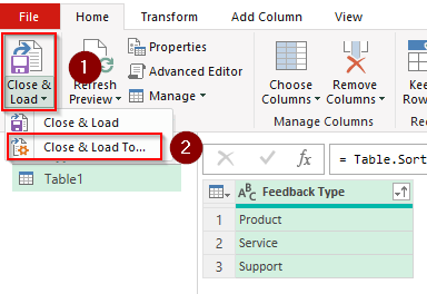 Sorting Reference Data with Power Query