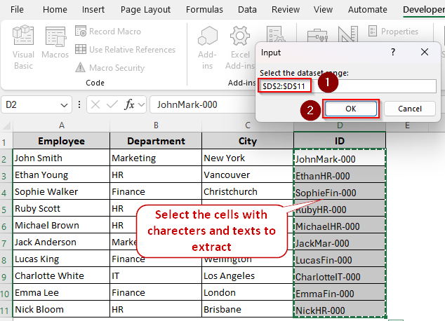 Dynamic Text Extraction with VBA Macro