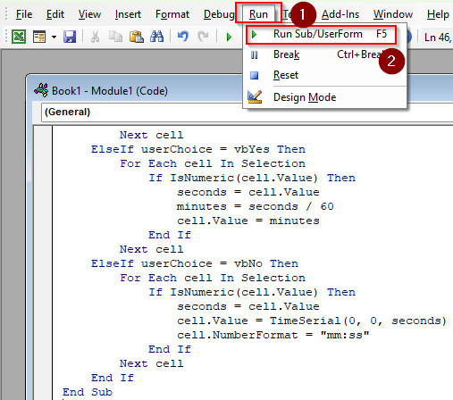 Creating a Custom Formula with VBA Coding