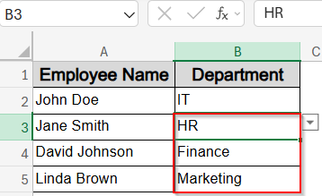 Pull Drop-Down List from Table in Another Sheet